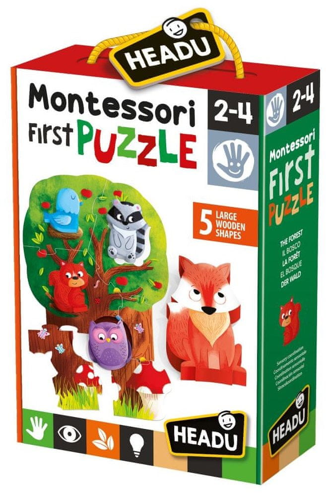 Headu Montessori: Moje prvé puzzle - Les